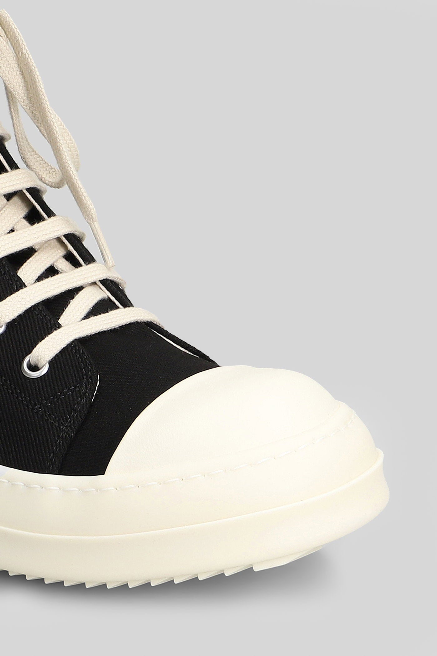 RICK OWENS DRKSHDW SNEAKERS IN COTONE NERO