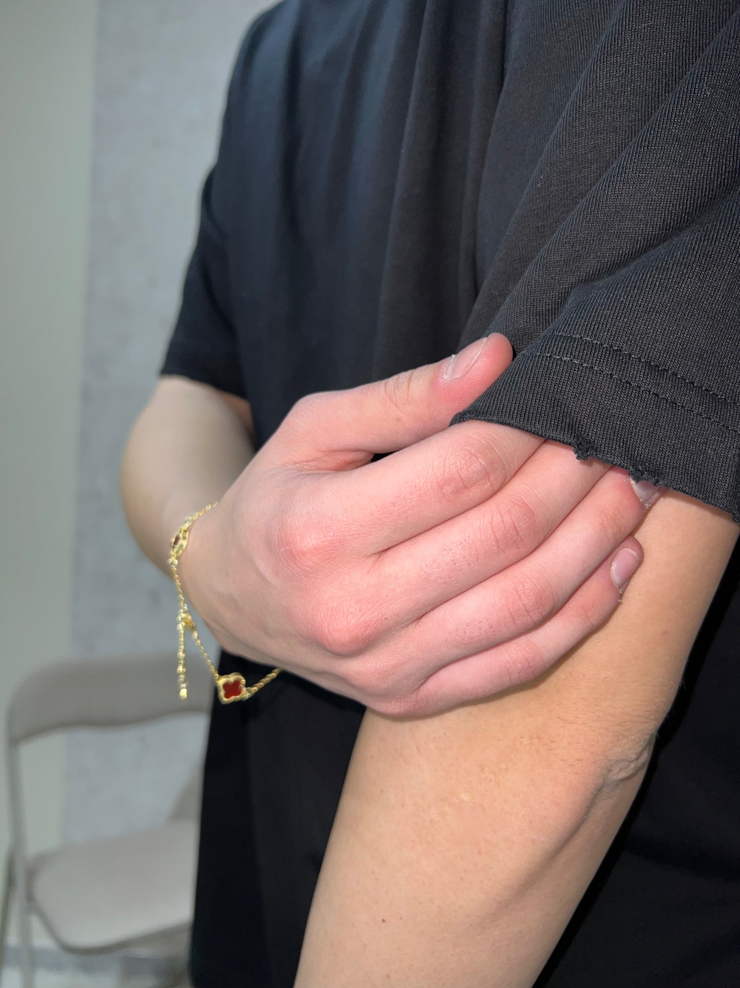 T-SHIRT TAGLIO VIVO BLACK