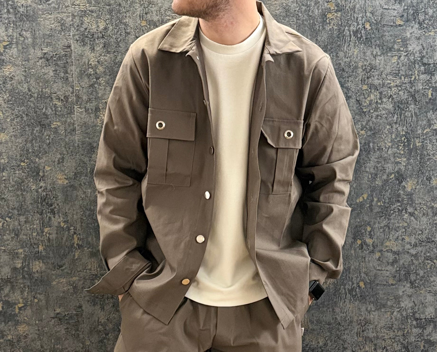 COORDINATO KHAKI FEAR OF LOVE