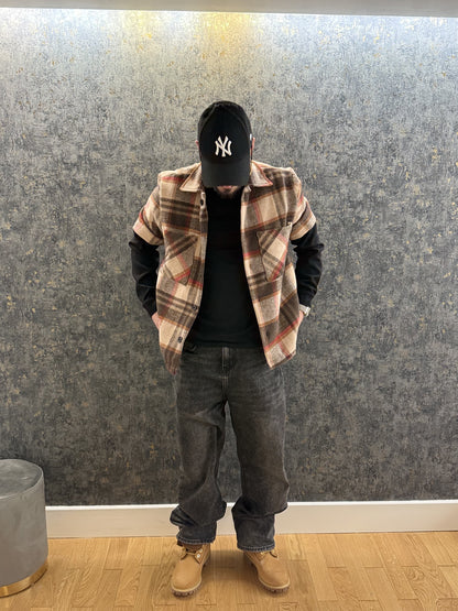 CAMICIA DOPPIATA IN FLANELLA FEAR OF LOVE